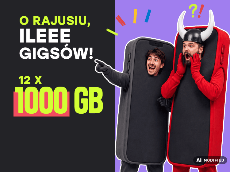 O rajusiu, ileee gigsów! 12 × 1000 GB.