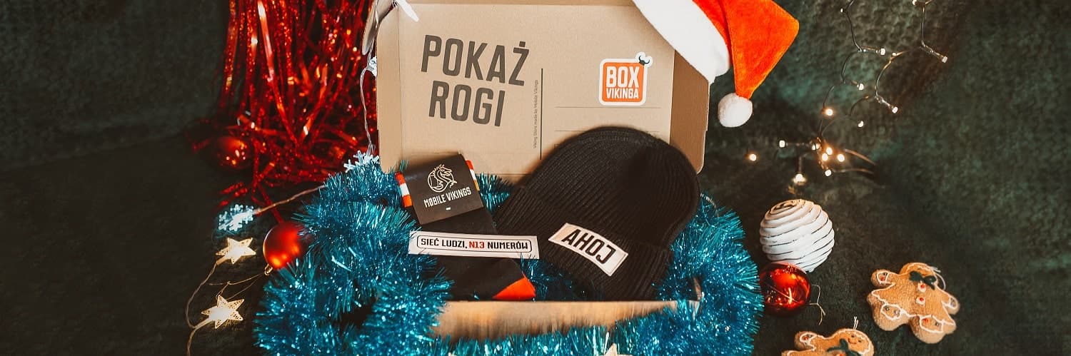 zimowy box prezentowy Mobile Vikings