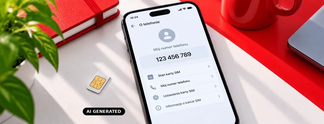 grafika telefonu z ustawieniami numeru telefonu