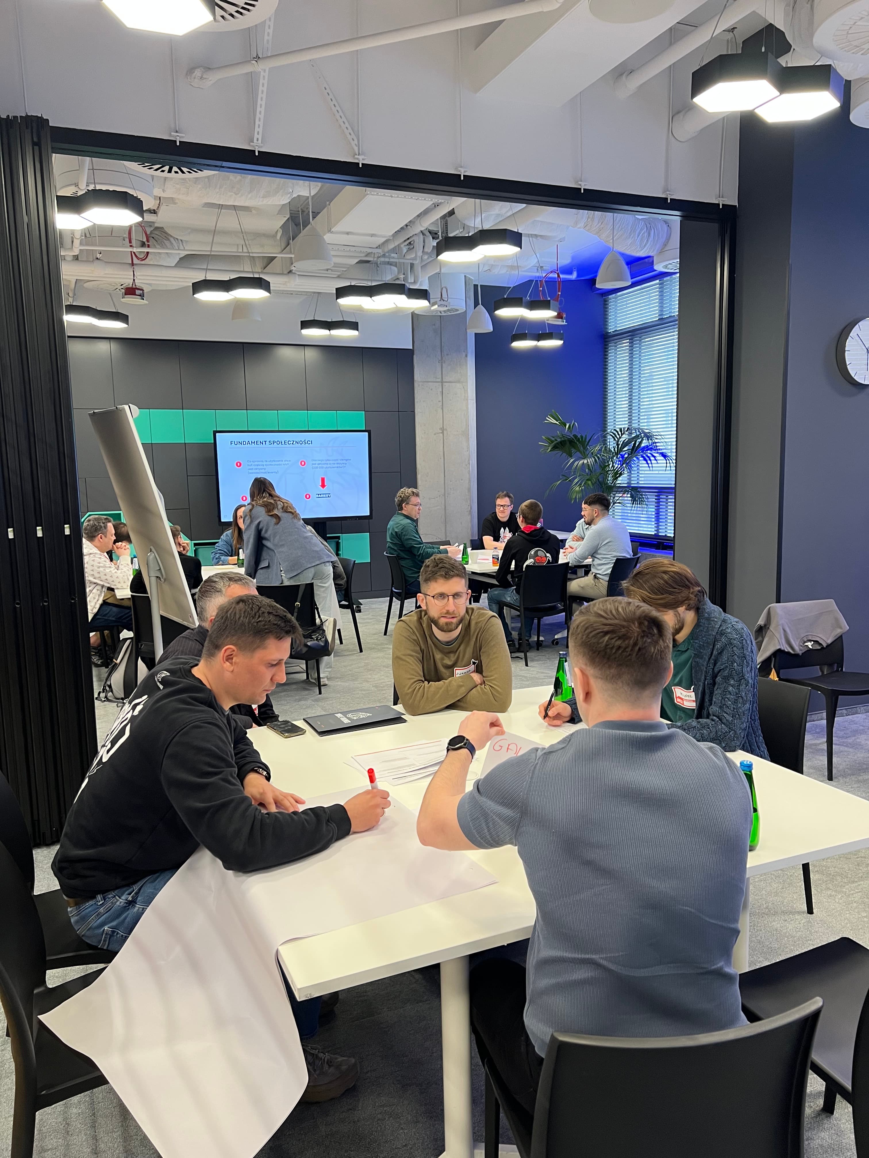 Mobile Vikings community workshop in Warsaw.