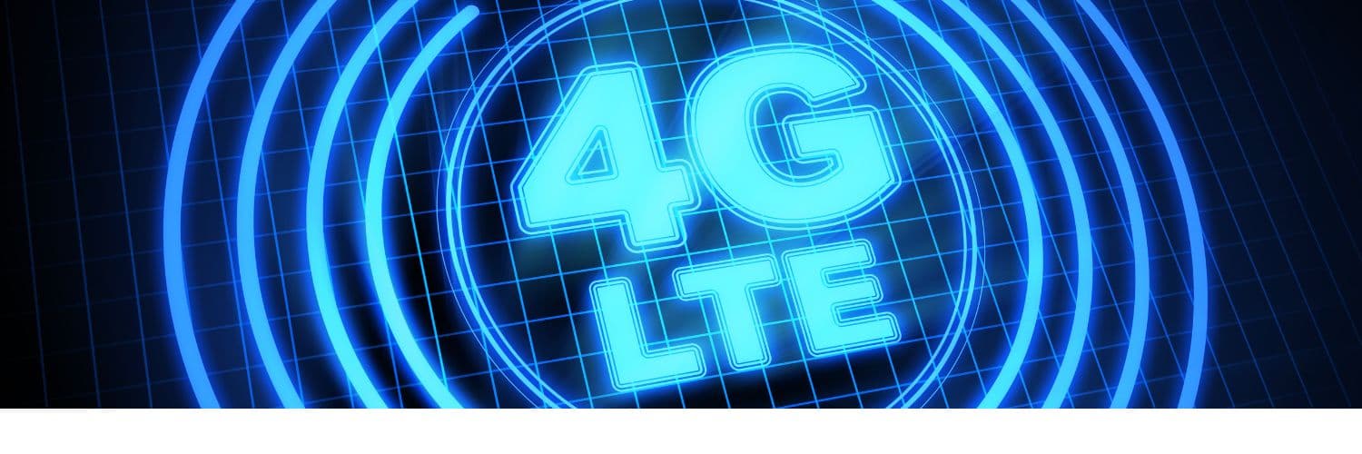 ikona neonowa 4G LTE