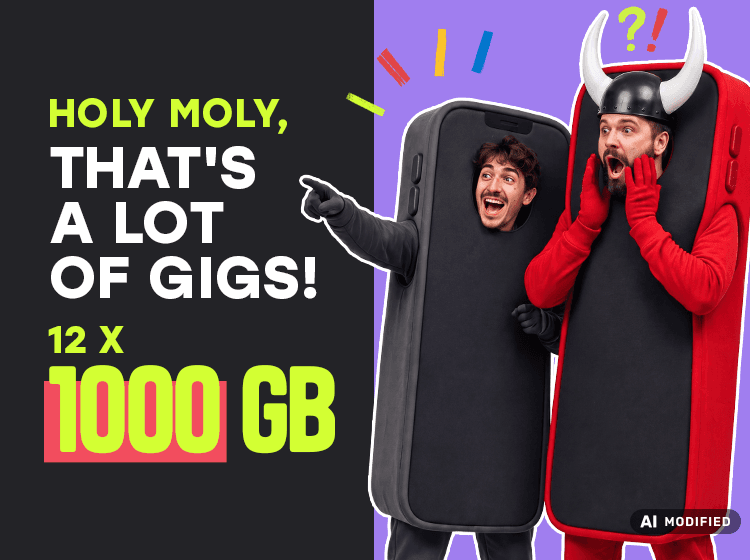 That's a lot of gigs! 12 x 1000 GB