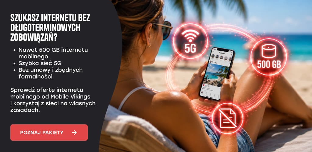 Infografika internet mobilny
