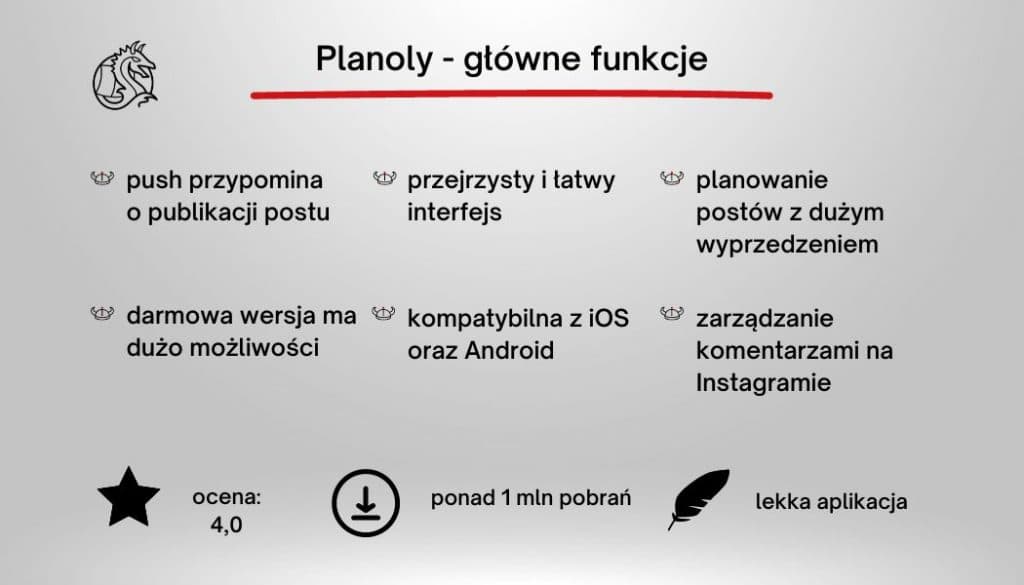 The most important features in the Planoly feed planning app described on the Mobile Vikings blog