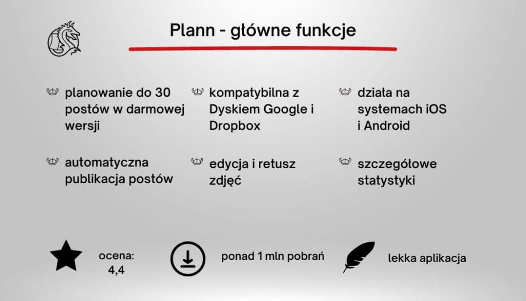 The most important features in the Plann feed planning app described on the Mobile Vikings blog