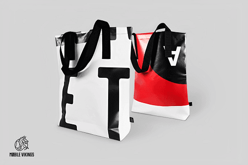 mobile-network-upcycled-bags-banners-mobile-vikings-network-of-people-not-numbers