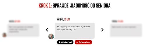 Mobile Vikings wiadomosc od seniora fragment strony akcji