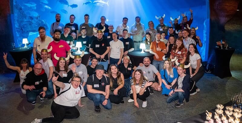 Mobile Vikings birthday in the Africarium