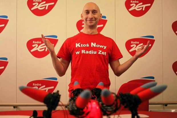 02 .02. 2012 WARSZAWA , KAMIL NOSEL - DZIENNIKARZ RADIOWY Z RADIA ZET . FOT. ALBERT ZAWADA / AGENCJA GAZETA SLOWA KLUCZOWE: RADIO ZET