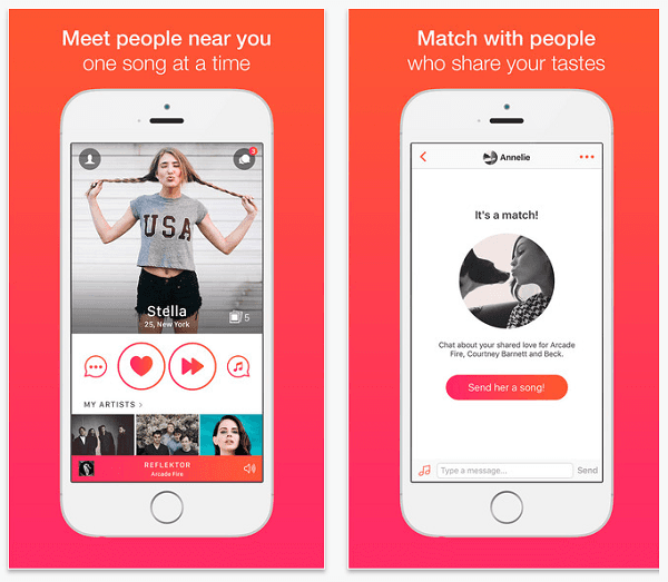 Telefon z aplikacją randkową