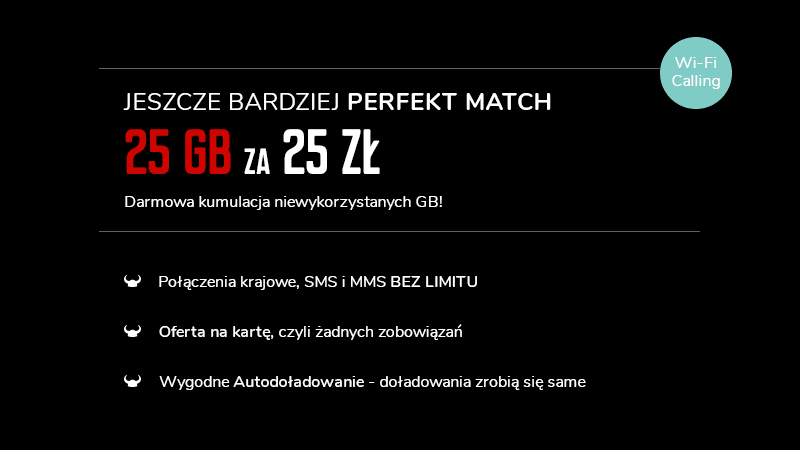 Table presenting the even more Perfekt MATCH offer