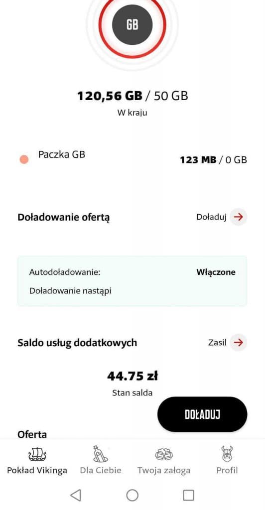 Changing offer in Viking App