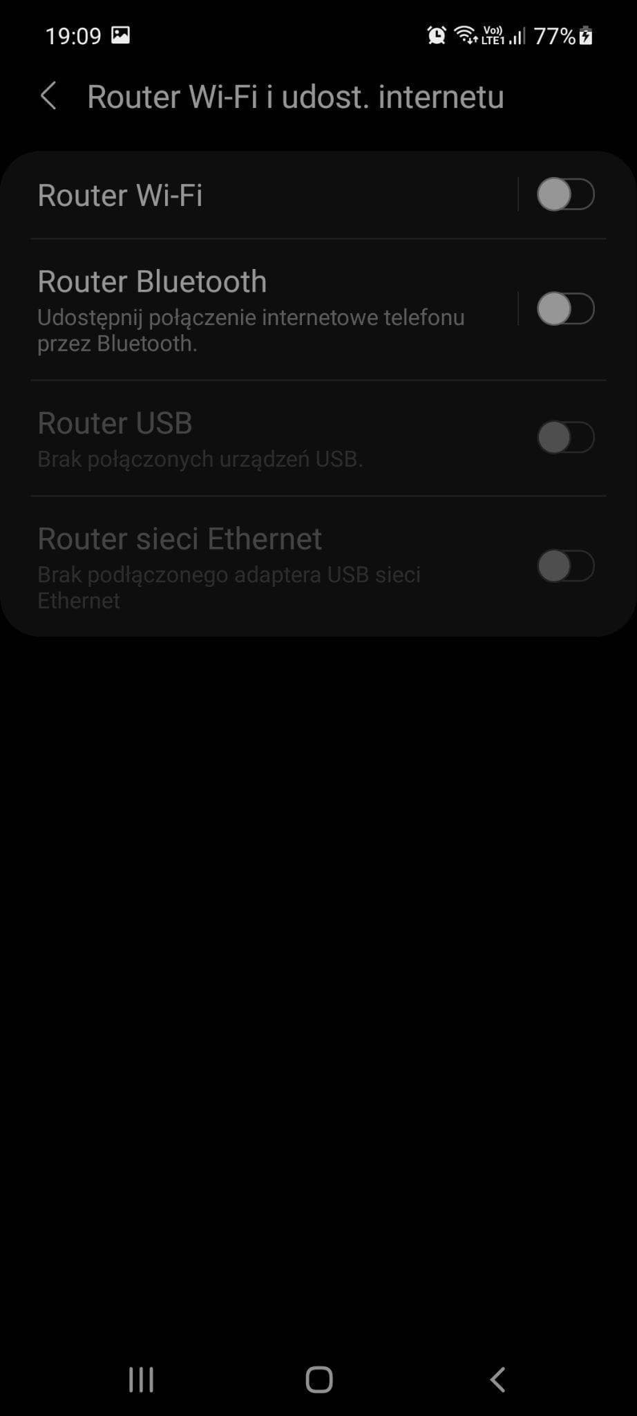 Tworzenie hotspota z telefonu krok 3