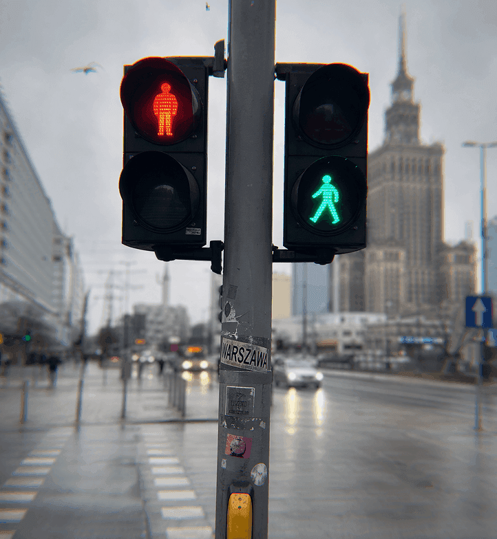 zdjęcie sygnalizacji świetlnej