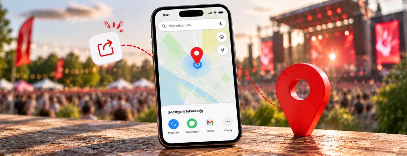 telefon udostępniający lokalizację